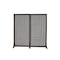 Ejoy Solid Wood Privacy Screen Room Divider With Wood Stand, 72'' x 72'' 36x72RoomDivider_CarbonGrey2pc - alternate 1
